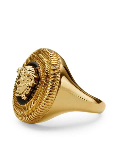 Anello Medusa Biggie in Metallizzato .